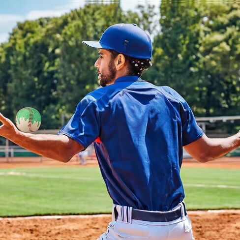 4 Pcs Weighted Training Balls for Baseball Softball 7 oz Weighted Plyometric Baseballs Ice Cream Drip for Pitching Throwing Hitting Training for All Skill Level Improved Power, 4 Styles in Saudi Arabia
