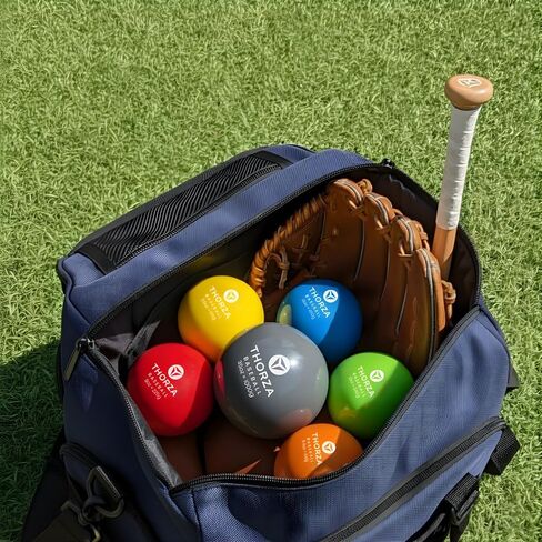 Thorza Weighted Training Balls (6-Pack) – Plyometric Throwing Set for Pitching Velocity & Arm Strength | Color-Coded Overload & Underload for Baseball Training in Kuwait