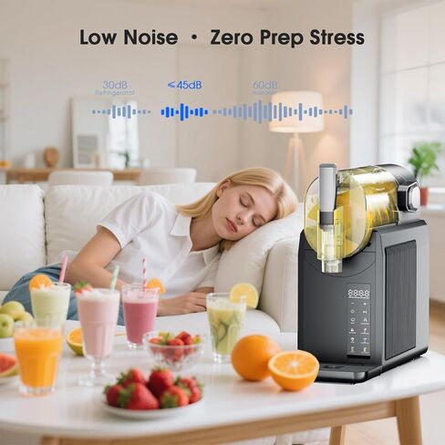 ماكينة سلوشي للمنزل، صانع مشروبات مجمدة احترافية - لا حاجة للثلج، تنظيف تلقائي، 6 برامج معدة مسبقًا، تجميد سريع في 15 دقيقة، الحفاظ على طازجة لمدة 4 ساعات، للمارجريتا المجمدة والفرابيه والميلك شيك والمزيد in Kuwait