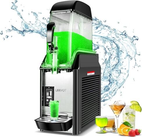 Commercial Slushy Machine, 4x3.2 Gallons（231 Cup）Quadruple Tank Margarita Frozen drink Maker Machine,1500W 110V Commercial Slushie Machine for Restaurant Cafe Bar Party Large Events in Saudi Arabia