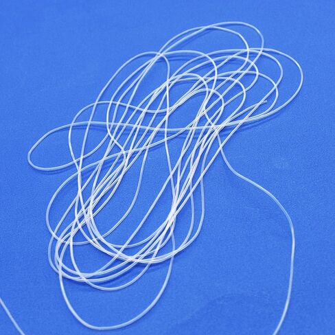 أنبوب شعري من السيليكون، خرطوم شفاف بفتحة صغيرة، قطر داخلي 0.2 مم ~ 0.8 مم، درجة عادية، للاستخدام في المختبر (Ф0.4 مم × Ф2 مم، القطر الداخلي × القطر الخارجي × 1 متر الطول) in Kuwait