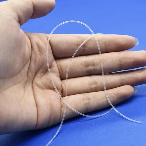 أنبوب شعري من السيليكون، خرطوم شفاف بفتحة صغيرة، قطر داخلي 0.2 مم ~ 0.8 مم، درجة عادية، للاستخدام في المختبر (Ф0.4 مم × Ф2 مم، القطر الداخلي × القطر الخارجي × 1 متر الطول) in Kuwait