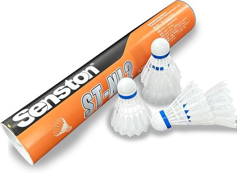 Senston Badminton Shuttlecocks Nylon Badminton Shuttlecocks Birdies Durability Stability Shuttlecock for Outdoor Indoor Sports Activities/Training in Kuwait