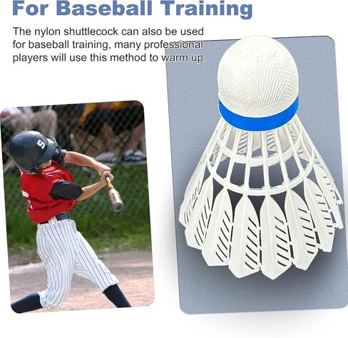 Senston Badminton Shuttlecocks Nylon Badminton Shuttlecocks Birdies Durability Stability Shuttlecock for Outdoor Indoor Sports Activities/Training in Kuwait