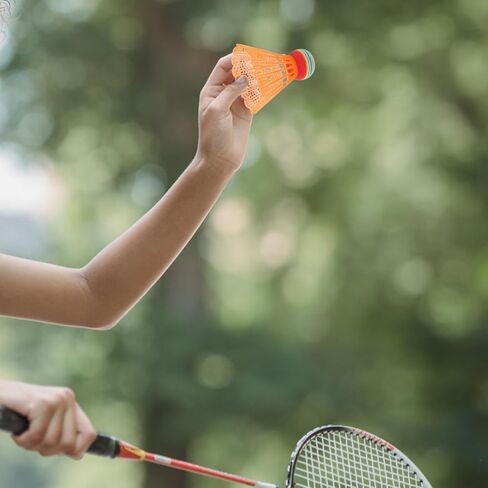 Colorful Badminton Shuttlecocks 3.34 Inch Lightweight Hit-Resistant Balls for Kids Indoor Outdoor Sports Activities Rainbow Birdies in Kuwait