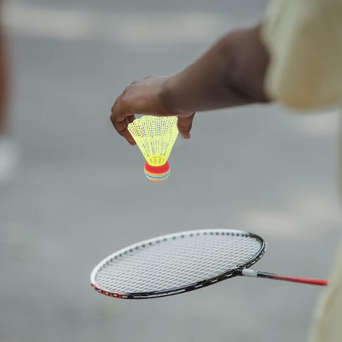 Colorful Badminton Shuttlecocks 3.34 Inch Lightweight Hit-Resistant Balls for Kids Indoor Outdoor Sports Activities Rainbow Birdies in Kuwait