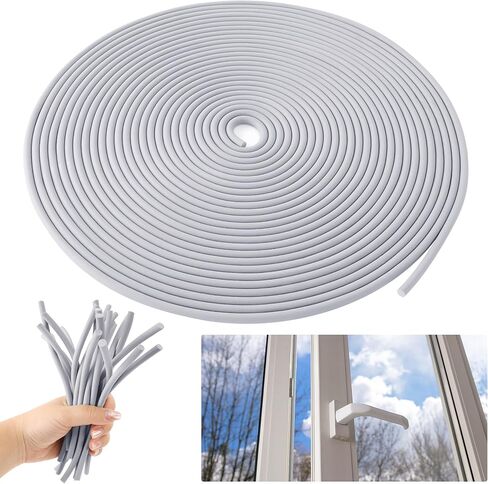 50 Ft 1/8 inch Backer Rod,Backer Rod Caulk Saver for Gaps and Joint Concrete Filling, Grey Weather Strip Seal Concrete Expansion Joint Filler (1/8 inch *50 feet) in Kuwait