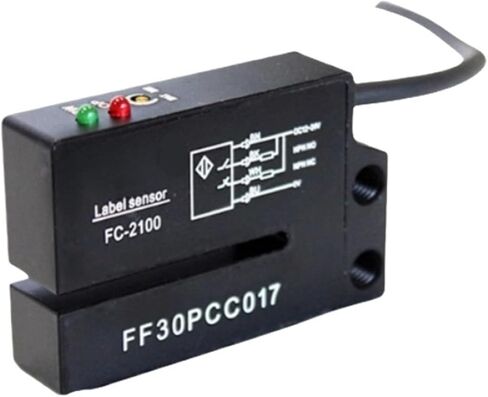 FC-2100 FC-2100P مستشعر الملصقات 4 أسلاك NO NC مستشعر كاشف الملصقات الإلكتروني. (FC-2100 NPN) in Kuwait