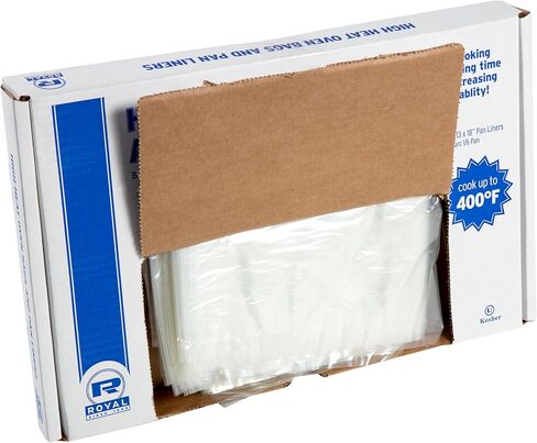 Royal 6 or 7 Quart Pan High Heat Oven Pan Liner, 15 Inch W x 15 Inch L, Case of 100 in Saudi Arabia