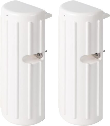 GarveeLife Boat Dock Bumpers for Edge or Side, Marine-Grade PVC Boat Fenders Guard 2 Pack, UV-Resistant, Durable Vertical Protection, Includes Mounting Hardware,White in Saudi Arabia