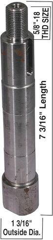 Rareelectrical Spindle Shaft Compatible With Exmark Metro Hp Ecs Turf Tracer Hp Ecs 36 48 52 Inch Deck 413330 in Saudi Arabia