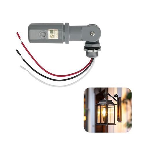 2 Pcs Photocell Sensor for Outdoor Lights, 120-277VAC Wide Voltage, 50/60 Hz Dusk to Dawn Photocell Switch, IP54 Waterproof for High Power Loads in Commercial or Industrial in Kuwait