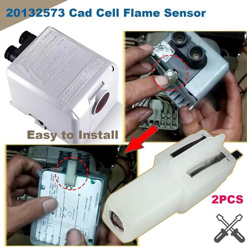 20132573 Photocell Flame Sensor Eye Piece 2PCS Fit for Riello Cad Cell Eyes 40 Series Oil Burners in Kuwait