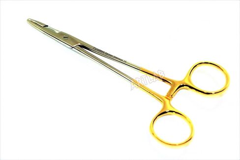 2 EA Premium German Grade Olsen HEGAR Needle Holder 6.5" Serrated Dental Gold Rings (CYNAMED) in Kuwait