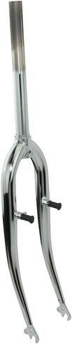 PRO+ Genuine Bicycle 26" MTB Steel Fork 1 Inch Threaded w/Pivot Chrome | Rigid Mountain Bike Fork | Cantilever Brake | 3/8 Axle | Replacement MTB Fork in Saudi Arabia