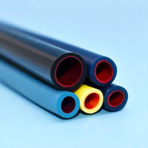 أنبوب الفلوروسيليكون، مقاوم للأحماض والقلويات، طلاء الفلور الداخلي، غلاف خارجي من مادة السيليكون، أنبوب الفلور السيليكون، خرطوم من طبقتين، طول 1 متر (ΦID*ΦOD، اللون، 10 مم*13 مم، أحمر-أصفر) in Kuwait