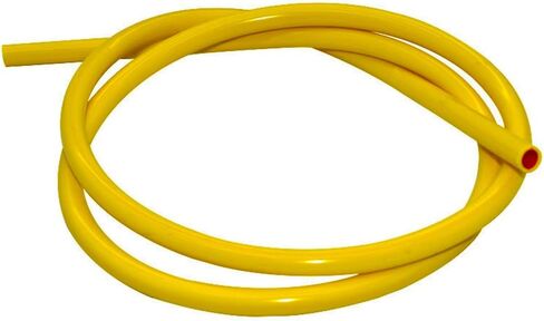 أنبوب الفلوروسيليكون، مقاوم للأحماض والقلويات، طلاء الفلور الداخلي، غلاف خارجي من مادة السيليكون، أنبوب الفلور السيليكون، خرطوم من طبقتين، طول 1 متر (ΦID*ΦOD، اللون، 10 مم*13 مم، أحمر-أصفر) in Kuwait