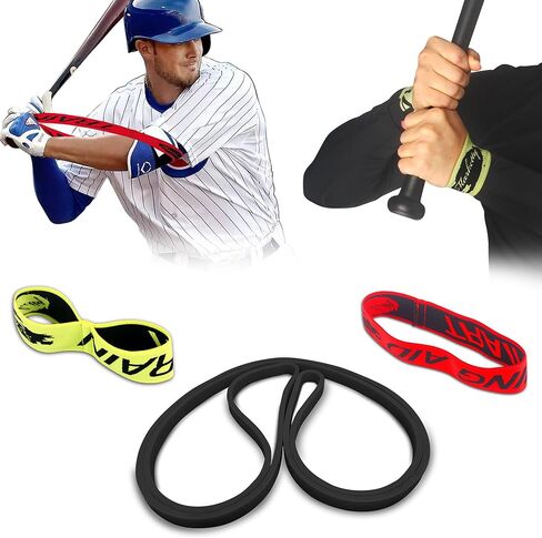 Baseball/Softball Training Equipment for Batting Training, Swing Trainer Aid, Hitting Trainer, Baseball Training (Black - Body Band) in Saudi Arabia