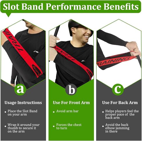 Baseball/Softball Training Equipment for Batting Training, Swing Trainer Aid, Hitting Trainer, Baseball Training (Black - Body Band) in Saudi Arabia