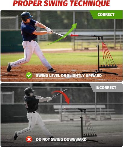 زيلوس مدرب البيسبول المتأرجح مع 5 مستويات مقاومة، ارتفاع 31-45 بوصة، مدرب ضرب بيسبول قابل للتعديل لجميع الأعمار، معدات تدريب البيسبول والكرة اللينة لإعادة الضبط التلقائي مع أوتاد معدنية وحقيبة حمل in Kuwait