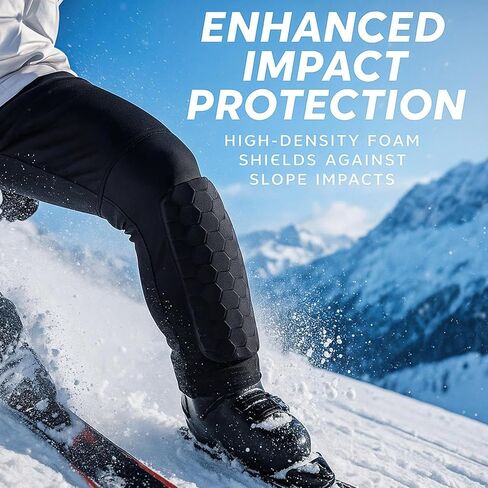 Ski Shin Guards Adults - Snowboarding Leg Protection Gear,Snowboard Shin Pads | for Snowboarders Park Riders Beginners Professionals Ski -Enthusiasts Winter Sports Athletes Instructors in Saudi Arabia