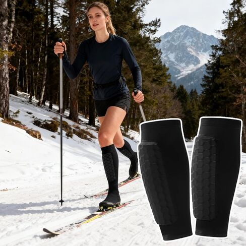 Ski Shin Guards Adults - Snowboarding Leg Protection Gear,Snowboard Shin Pads | for Snowboarders Park Riders Beginners Professionals Ski -Enthusiasts Winter Sports Athletes Instructors in Saudi Arabia