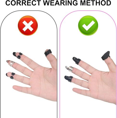 8 Pcs Banjo Finger Picks, tainless Steel Banjo Picks Adjustable Finger and Thumb Pick for Guitar Silver, Black in Saudi Arabia