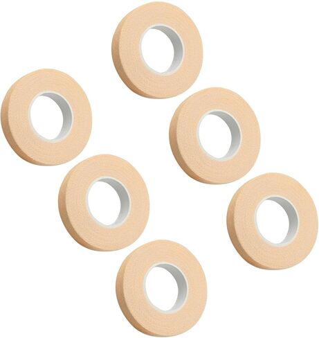 6 Roll Adhesive Tape for Guzheng and Pipa Professional Adult Performance Finger Protection Cotton Tape Non Sticky Instrument Grading Soft Tape Length 500cm/197inches in Saudi Arabia