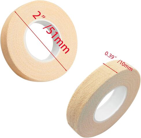 6 Roll Adhesive Tape for Guzheng and Pipa Professional Adult Performance Finger Protection Cotton Tape Non Sticky Instrument Grading Soft Tape Length 500cm/197inches in Saudi Arabia