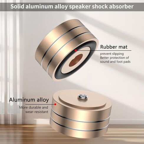 الذهب 4 قطعة 40x20 مللي متر الألومنيوم HiFi AMP المتكلم عزل حامل القرص الدوار DAC قدم الوسادة in Kuwait