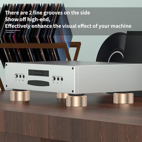 الذهب 4 قطعة 40x20 مللي متر الألومنيوم HiFi AMP المتكلم عزل حامل القرص الدوار DAC قدم الوسادة in Kuwait