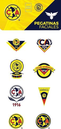 Official Club Americas FC Face Stickers in Kuwait