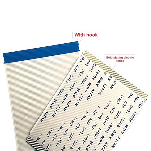 Luftschloss Gold-Plating FFC FPC Flat Flexible Cable, 68 Pin 0.5mm Pitch 150mm Lang (Typ A) with Hooks in Kuwait