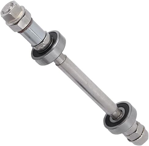 Front Rear Wheel Hub Axle, Wheel Hub Axle Wide Application Easy Disassemble Metal for Repairing Shop((Rear) axle +6000 Bearing) in Saudi Arabia