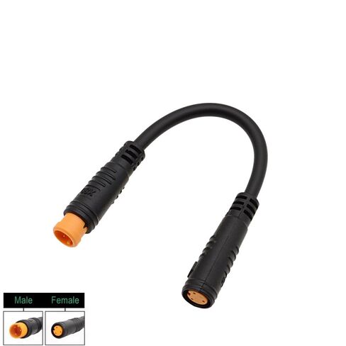 3 Pin Ebike Adapter Cable for Throttle/Brake/Gear Sensor Electric Bike Connector Cable 5.2in Electric Bicycle Extension Cable (Female to Male) in Kuwait