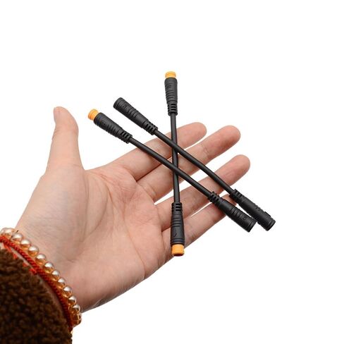 3 Pin Ebike Adapter Cable for Throttle/Brake/Gear Sensor Electric Bike Connector Cable 5.2in Electric Bicycle Extension Cable (Female to Male) in Kuwait
