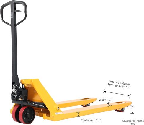 Tory Carrier Strong Manual Pallet Jack Hand Pallet Truck 48" Lx27“W 6600lbs Capacity in Kuwait