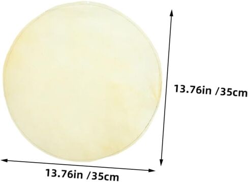 GALPADA 2pcs Drum Goat Leather Drum Covers Durable Conga for Enhanced Bass and Overtone for Musicians and Drummers in Saudi Arabia