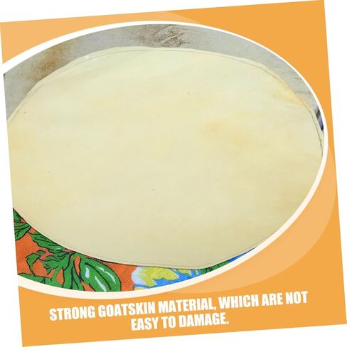 GALPADA 2pcs Drum Goat Leather Drum Covers Durable Conga for Enhanced Bass and Overtone for Musicians and Drummers in Saudi Arabia