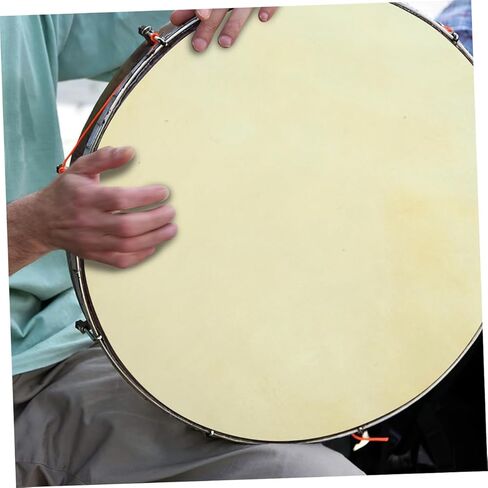GALPADA 2pcs Drum Goat Leather Drum Covers Durable Conga for Enhanced Bass and Overtone for Musicians and Drummers in Saudi Arabia