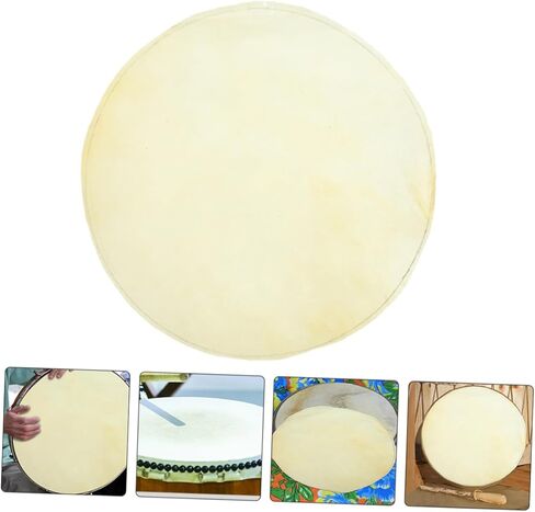 GALPADA 2pcs Drum Goat Leather Drum Covers Durable Conga for Enhanced Bass and Overtone for Musicians and Drummers in Saudi Arabia