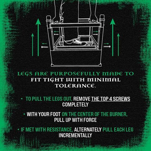 Concord Professional HADES Stainless Steel Commercial Stove. Dual Controled Burner Head with Solid Cast Iron Range Top. Height Adjustable. in Kuwait