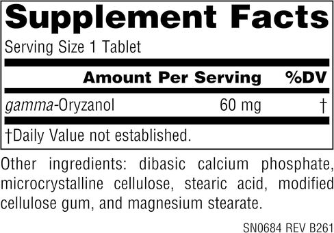 Source Naturals Gamma Oryzanol 60 mg - Athletic Series Dietary Supplement - 100 Tablets in Kuwait