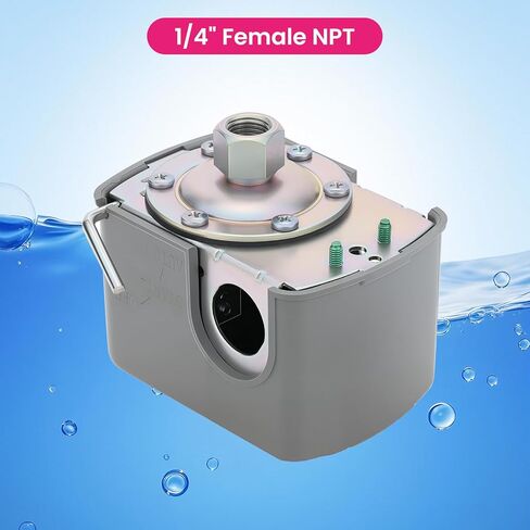 Water Pump Pressure Switch, 40-60PSI Pressure Setting, 1/4" NPT Female, Air-Pump Pressure Switch, Schneider 9013FSG2J24M4 Compatible in Kuwait