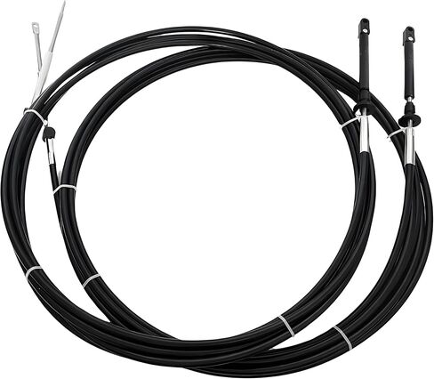 10FT Throttle Shift Remote Control Cable Replace 0173110 2Pcs Fits Johnson Evinrude BRP OMC Outboard Engine in Saudi Arabia