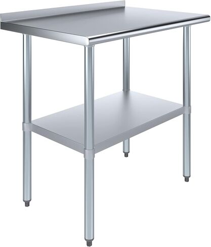 AmGood Stainless Steel Work Table | Metal Utility Table (72" Long x 18" Deep) in Saudi Arabia