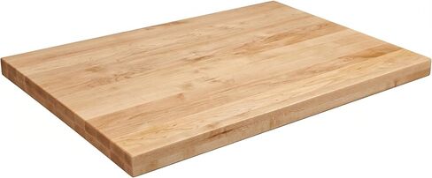 24 in. x 36 in. Solid Maple Butcher Block Countertop - 1.5 in. Thick Hardwood Work Surface for Kitchen, Workbench, Desk, Cart, or DIY Tabletop in Saudi Arabia