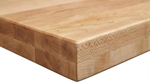 24 in. x 36 in. Solid Maple Butcher Block Countertop - 1.5 in. Thick Hardwood Work Surface for Kitchen, Workbench, Desk, Cart, or DIY Tabletop in Saudi Arabia