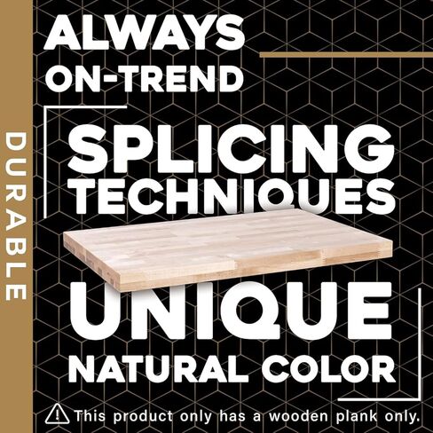 DuraSteel 30x72 Butcher Block Countertop - Maple Solid Wood Workbench for Kitchen, Restaurant, Cabinet, Desk Top, Wood Board, Large Counter Cutting Island Long, Bakery Worktable Dough - Table Top Only in Kuwait