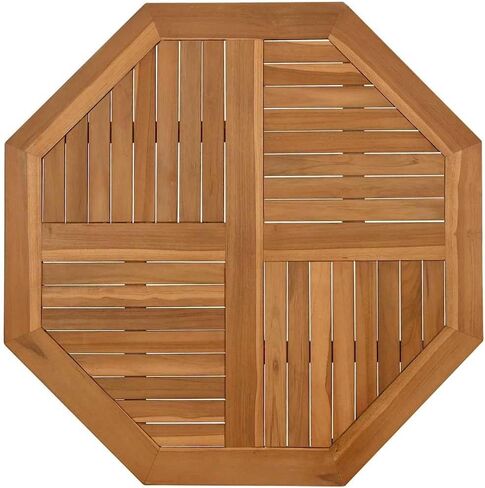Octagonal-Shape Table Top Solid Teak Wood, Replacement Table Top, Wooden Desk Top for Outdoor, Home Use, -592 in Kuwait